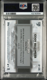 2017 Topps Dynasty Autograph Patch Cody Bellinger Gold #/5 Rookie Auto PSA 10